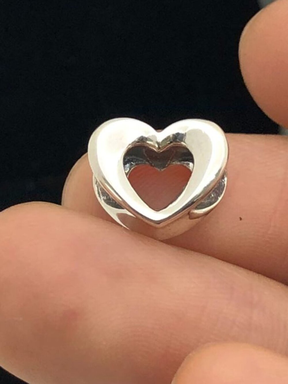 Pandora Radiant Open Heart Charm Heart Love Pendant